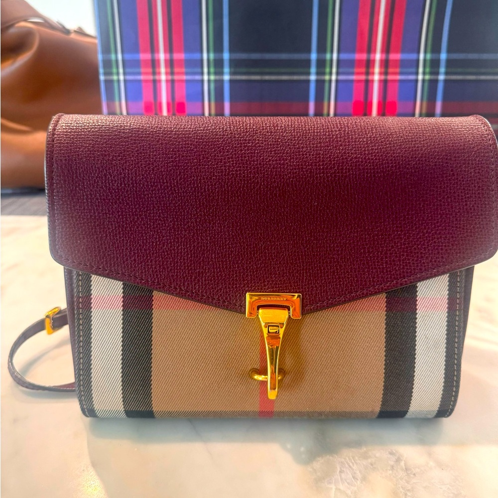 Burberry handbag (crossbody) Mahogany Red Ox Blood